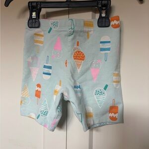 Cat & Jack Mint Blue Ice Cream & Popsicle Stretch Shorts